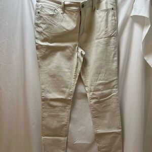 St. John's Bay Cream Slim Jeans Modern Fit